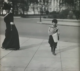 Boy with Newspaper, Washington D.C.