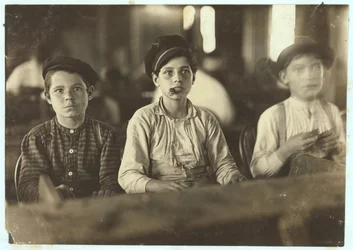 Boys making cigars at Englehardt und Co, Tampa, Florida, 1909