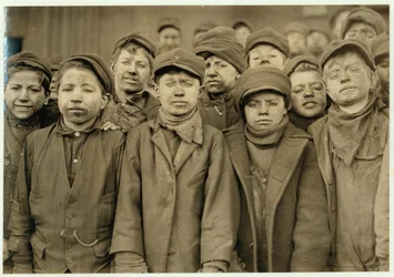 Breaker Boys (Who Sort Coal by Hand) at Hughestown Borough Coal Co. Pittston, Pennsylvania, 1911