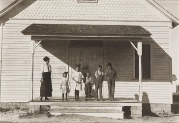 Five Pupils Present at School No. 6, District 3, Fort Michigan, Colorado