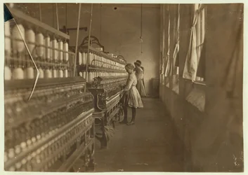 Hattie Hunter, a Spinner in Lancaster Cotton Mills, South Carolina Where She