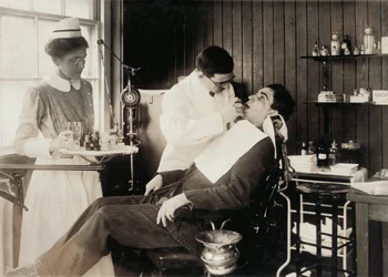 Patient Having Dental Work