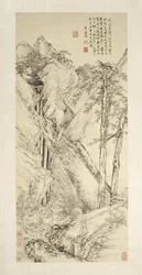 Landscape after Jing Hao and Guan Tong