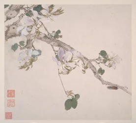 Insects and Flowers, dated 1865