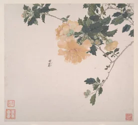 Insects and Flowers, dated 1865