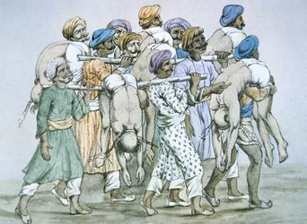 A Group of Thugs and Their Victims