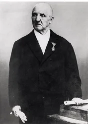 Anton Bruckner (1824-96) (b/w photo)