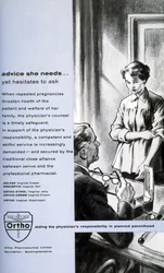 Female Contraceptive Advertisement: 