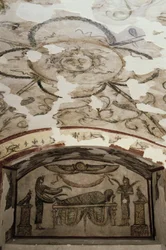 Catacombs of Kom-esh-Shuqafa, Interior of the Hypogeum of Tardan