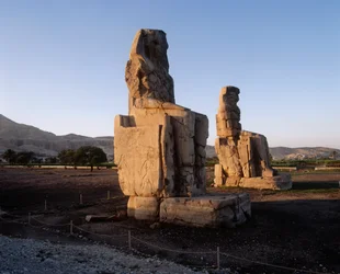 Statues of Amenhotep III, Karnak