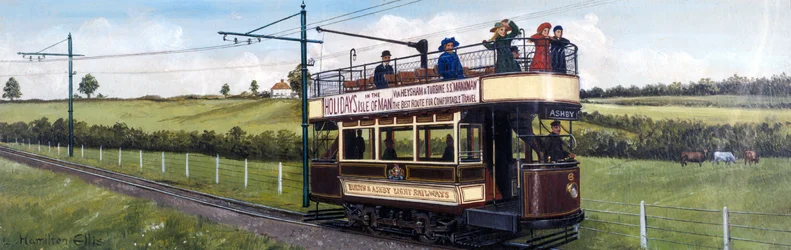 Electric Train of the Burton & Ashby Light Railways