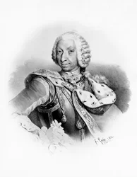 Portrait of Charles Emmanuel III of Savoy, King of Sardinia, Engraving