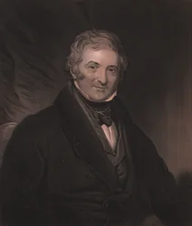 Portrait of English playwright Thomas Morton