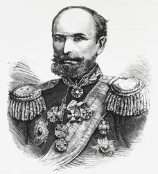Portrait of General Oklobjio, Russian commander in the Caucasus, Russian-Turkish war