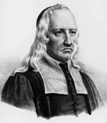 Portrait of Giovanni Alfonso Borelli, Italian mathematician, astronomer, philosopher, physiologist