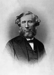 Portrait of John Tyndall, Irish Physicist, Engraving