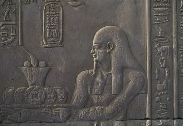 Relief depicting a donor, Temple of Kom Ombo, Egypt, Egyptian civilization, Ptolemaic dynasty, 2nd-1st century BC