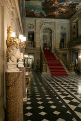 The Painted Hall. Chatsworth House, Derbyshire