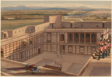 Storming of Ghuznee. The 17th Regt. Entering the Citadel, July 23rd 1839