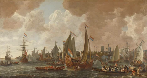 Arrival of Charles II, King of England, in Rotterdam, 24 May 1660