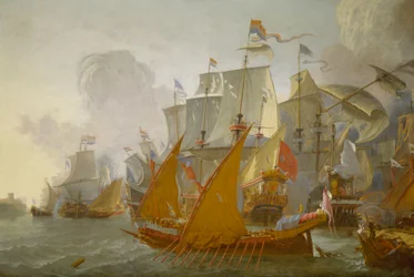 Action between the Dutch Fleet and Barbary Pirates, c.1670