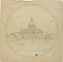 Exterior View of Apse, Saint Peter