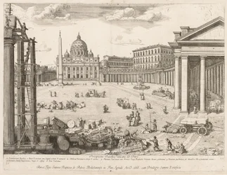 St. Peters Basilica from Prospectus Locurum Urbis Romae Insignium, 1666