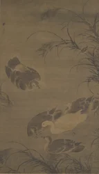 Swimming Geese