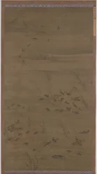Geese Descending on Sands