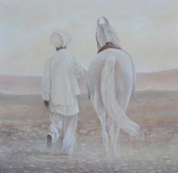 Rabari and White Horse
