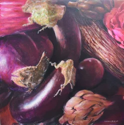 Still Life, Aubergine