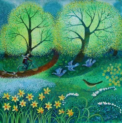 Cycling through the park, 2021