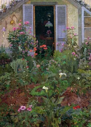 Triptych or Garden in Bloom