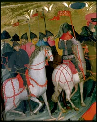 Mounted soldiers (detail)