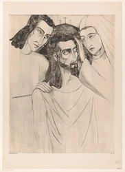 Christ between John the Baptist and Mary