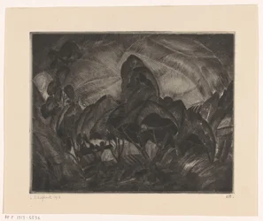 Hill Landscape with Trees