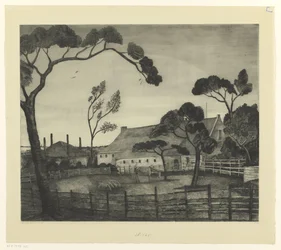 Dutch Landscape with Farm and Meadow