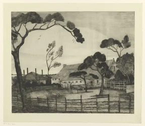 Dutch Landscape with Farm and Meadow
