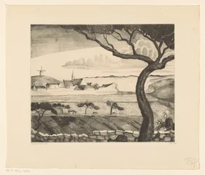 Coastal Landscape with Country Road