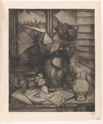 Still Life by a Window (Les Helianthes)