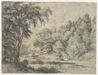Landscape with a Winding River