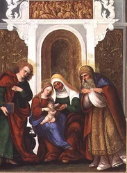 Madonna and Child with SS. Anne, John the Evangelist and Zacharias or Madonna and St. Anne of the Cherries