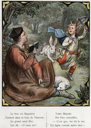 Illustration by Lorenz Frolich for the popular song 