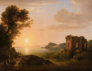 The Bay of Baiae at Sunset