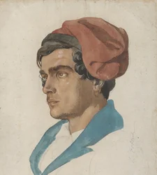 Head Study of a Fisherman from Capri