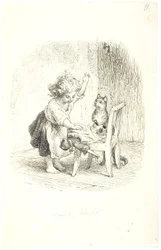 Little Girl Spanking Her Doll