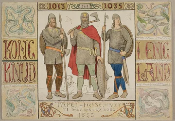 Wallpaper Frieze, Painted for Fredriksborg 1883