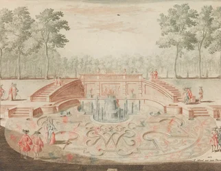 The Fountain of the Royal intertwined Name, for the pond, n.d.