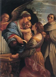 Madonna with the Child, Saint Cecily and Saint Albert