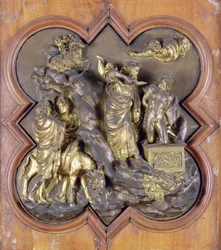 The Sacrifice of Isaac, bronze competition relief for the Baptistry Doors, Florence, 1401